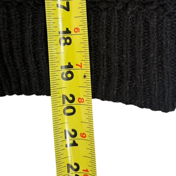 GAP Nubby Open Closure Bomber Cardigan Sweater in Black - Picture 6 of 6